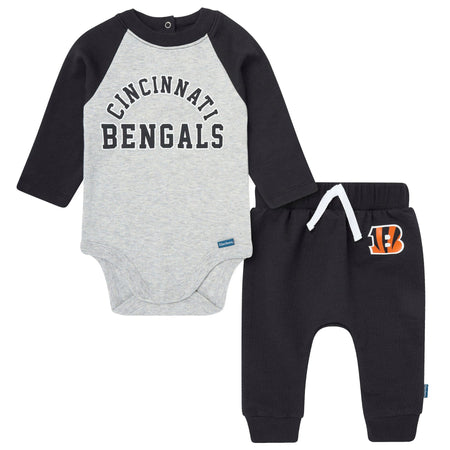 2-Piece Baby Cincinnati Bengals Bodysuit and Jogger Set