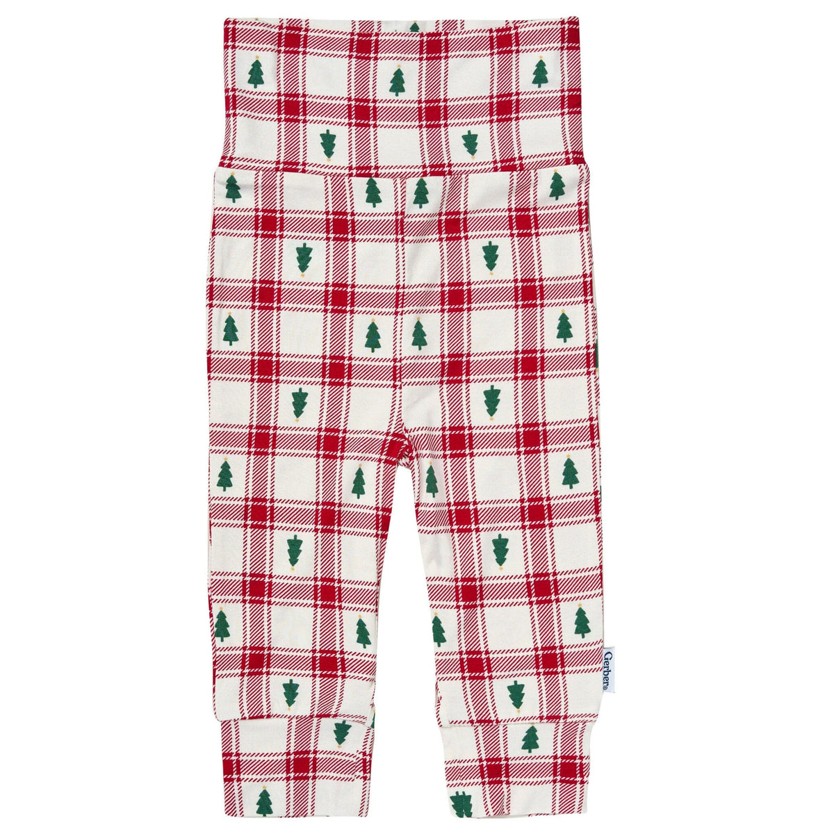 2-Piece Baby Neutral Plaid Tree Onesie® Pant Set Outfits & Sets Gerber® 
