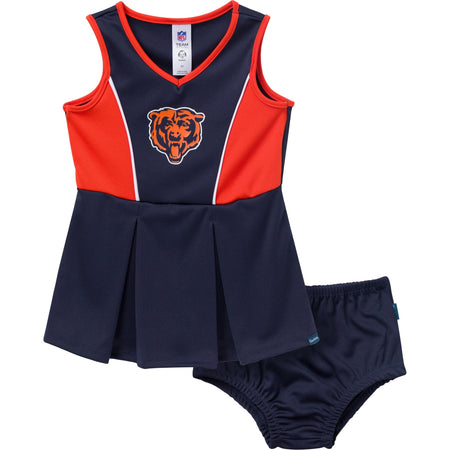 2-Piece Infant & Toddler Girls Chicago Bears Cheer Dress Set