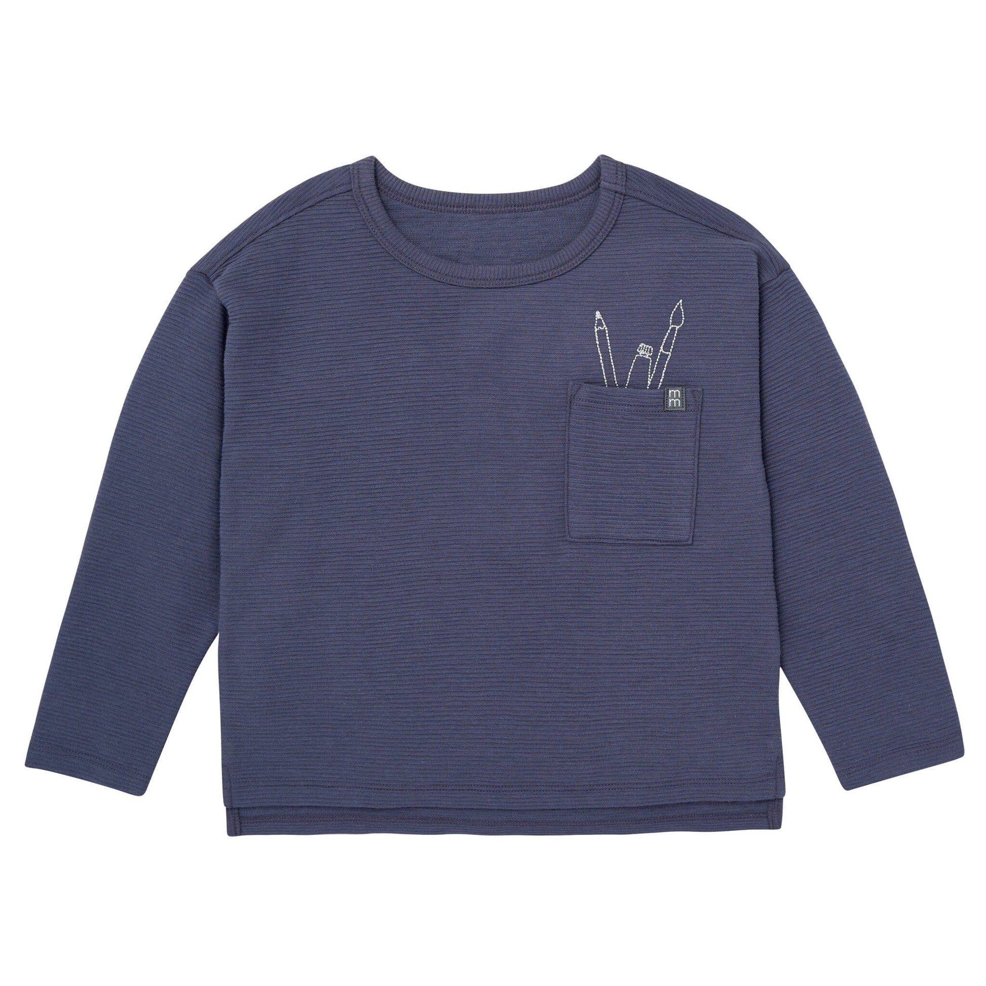 2-Piece Baby Boys Dark Blue Long Sleeve T-Shirt and Jogger Set Outfits & Sets Gerber® 