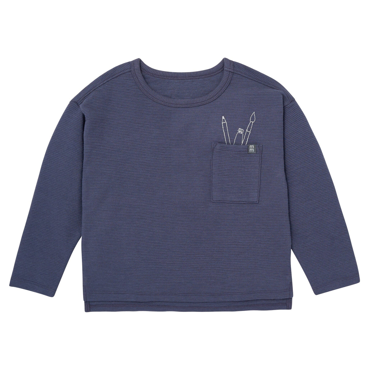 2-Piece Baby Boys Dark Blue Long Sleeve T-Shirt and Jogger Set Outfits & Sets Gerber® 