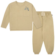 2-Piece Baby Boys Dark Green Long Sleeve T-Shirt and Jogger Set Outfits & Sets Gerber® 