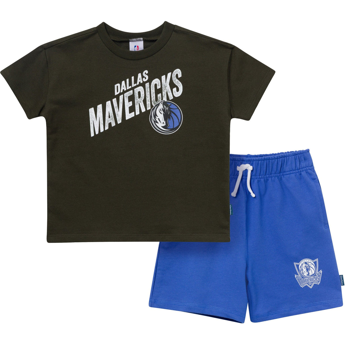 2-Piece Infant & Toddler Boys Dallas Mavericks T-Shirt & Shorts Set Outfits & Sets Gerber® 