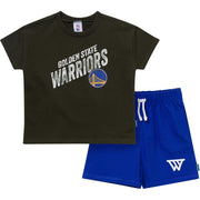 2-Piece Infant & Toddler Boys Golden State Warriors T-Shirt & Shorts Set Outfits & Sets Gerber® 