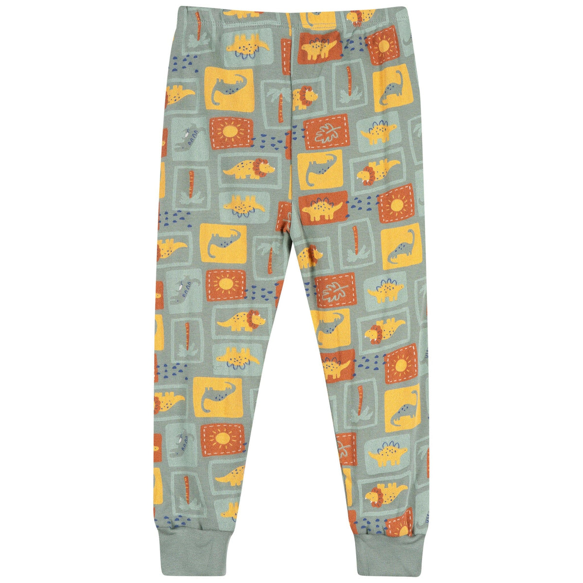 2-Piece Infant & Toddler Boys Green Dino Cotton Pajama Set sleepwear Gerber® 