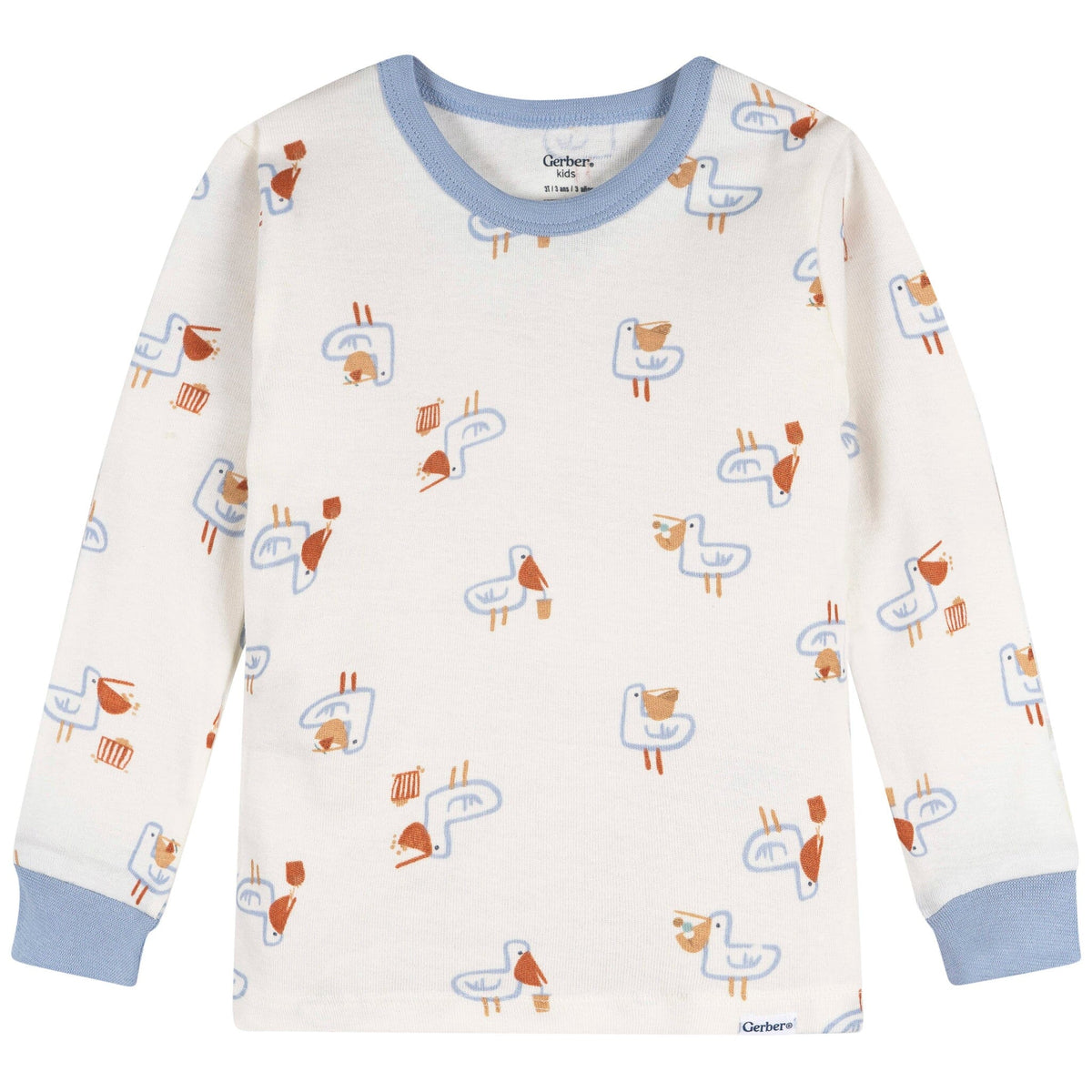 2-Piece Infant & Toddler Boys Hungry Pelican Cotton Pajama Set sleepwear Gerber® 