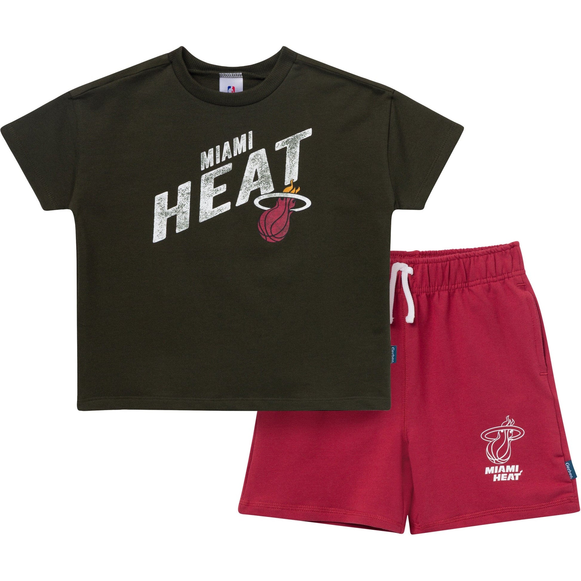 2-Piece Infant & Toddler Boys Miami Heat T-Shirt & Shorts Set Outfits & Sets Gerber® 