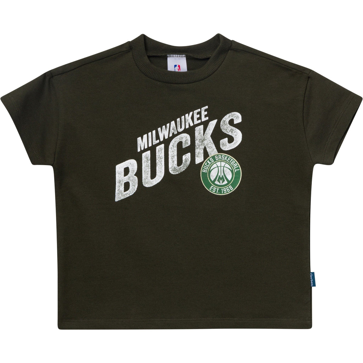 2-Piece Infant & Toddler Boys Milwaukee Bucks T-Shirt & Shorts Set Outfits & Sets Gerber® 