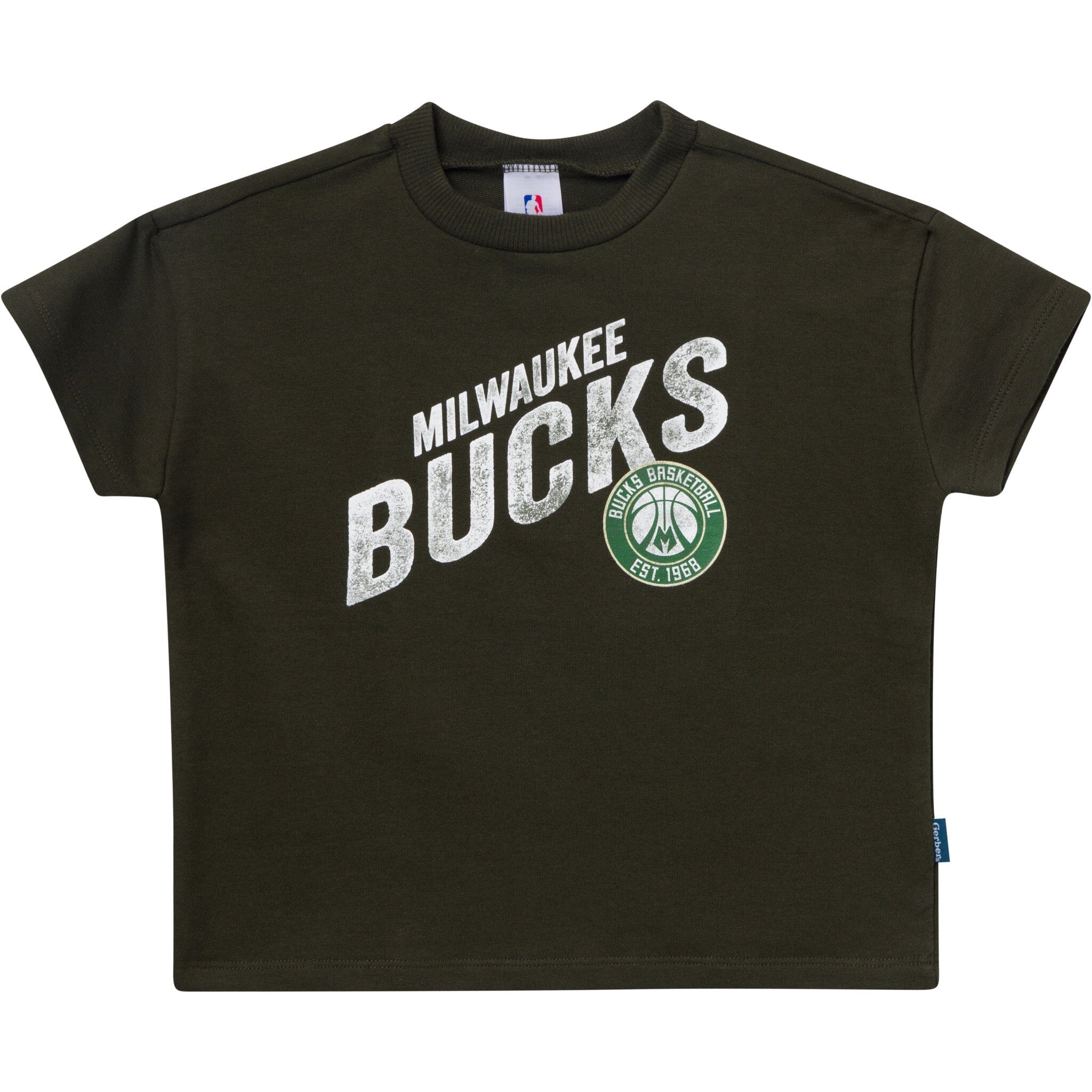 2-Piece Infant & Toddler Boys Milwaukee Bucks T-Shirt & Shorts Set Outfits & Sets Gerber® 