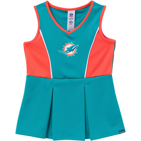 2-Piece Infant & Toddler Girls Miami Dolphins Cheer Dress Set