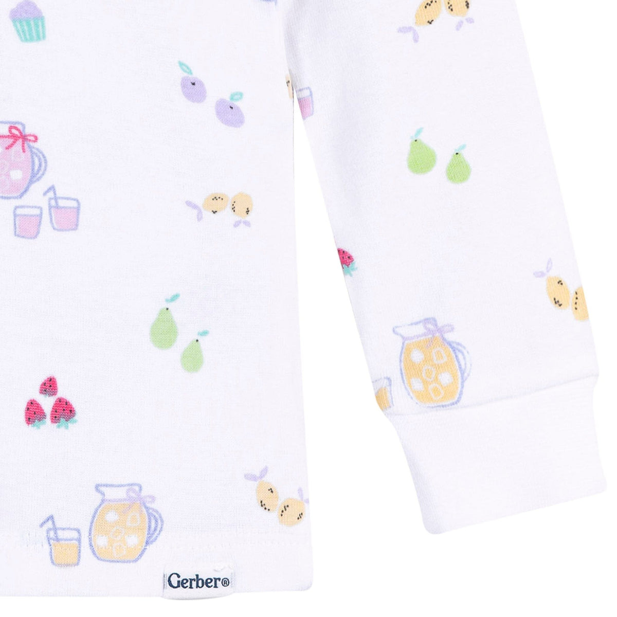 2-Piece Infant & Toddler Girls Lemonade Cotton Pajama Set sleepwear Gerber® 