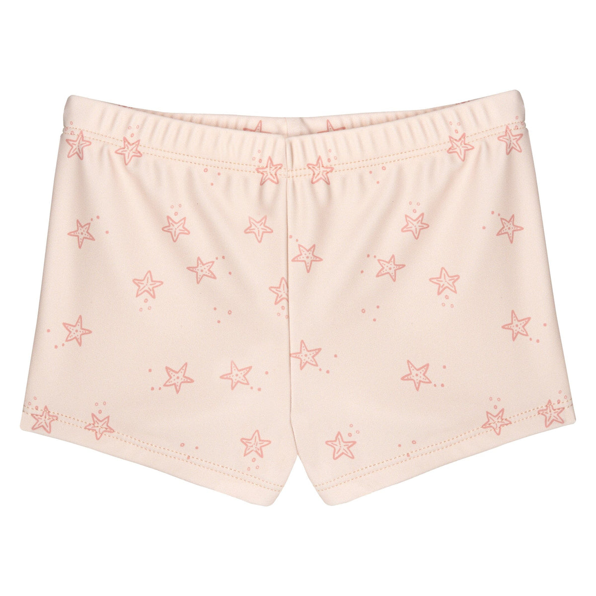 2-Piece Infant and Toddler Girls Starfish Rashguard Set