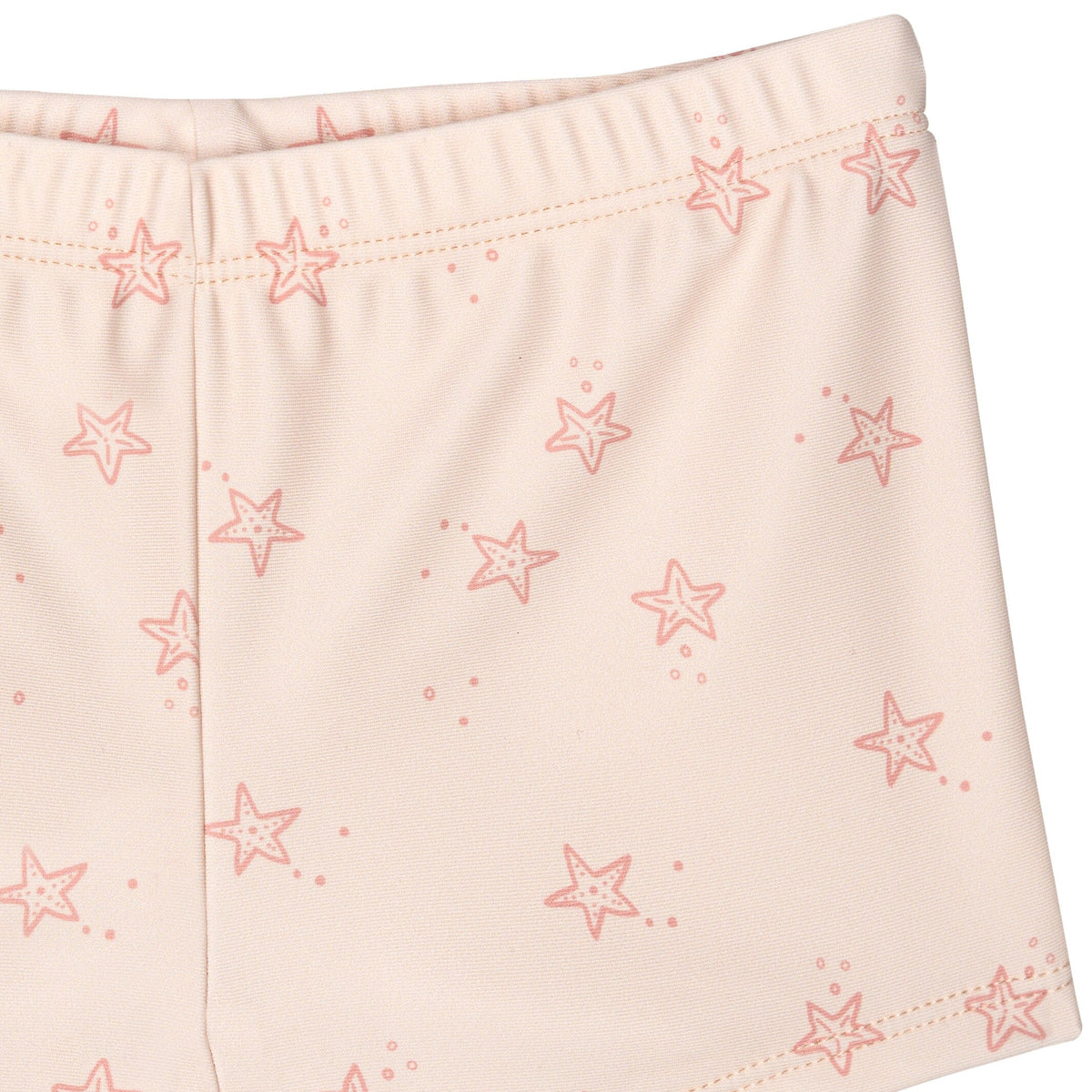 2-Piece Infant and Toddler Girls Starfish Rashguard Set