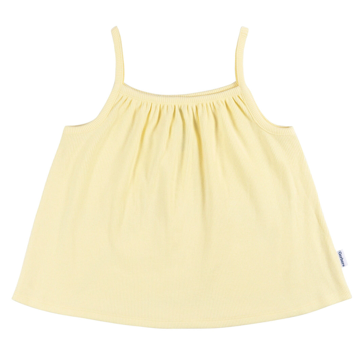 2-Piece Infant and Toddler Girls Yellow Shirt & Shorts Set