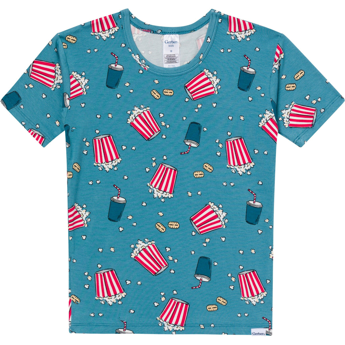 2-Piece Infant & Toddler Neutral Movie Night Snug Fit Pajamas Sleepwear Gerber® 