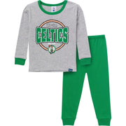 2-Piece Infant & Toddler Neutral Boston Celtics Snug Fit Pajamas Sleepwear Gerber® 