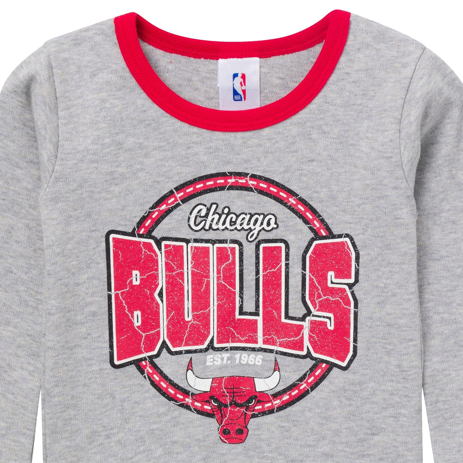 2-Piece Infant & Toddler Neutral Chicago Bulls Snug Fit Pajamas Sleepwear Gerber® 