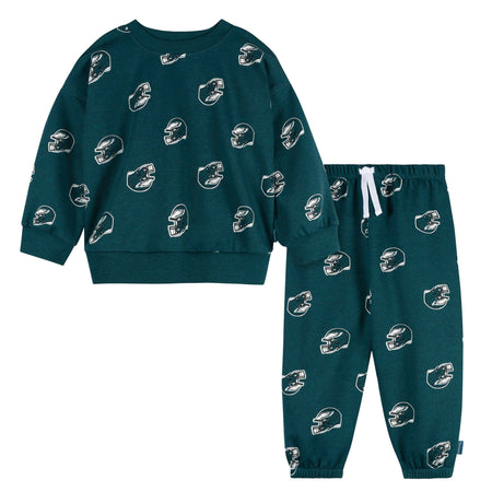 2-Piece Infant & Toddler Philadelphia Eagles Sweatshirt and Pant Set