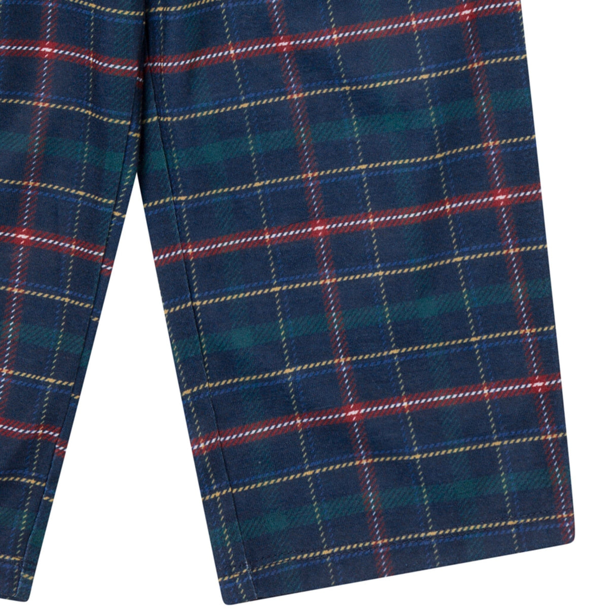 2-Piece Infant & Toddler Neutral Hogwarts Navy Plaid Button Up Pajamas sleepwear Gerber® 