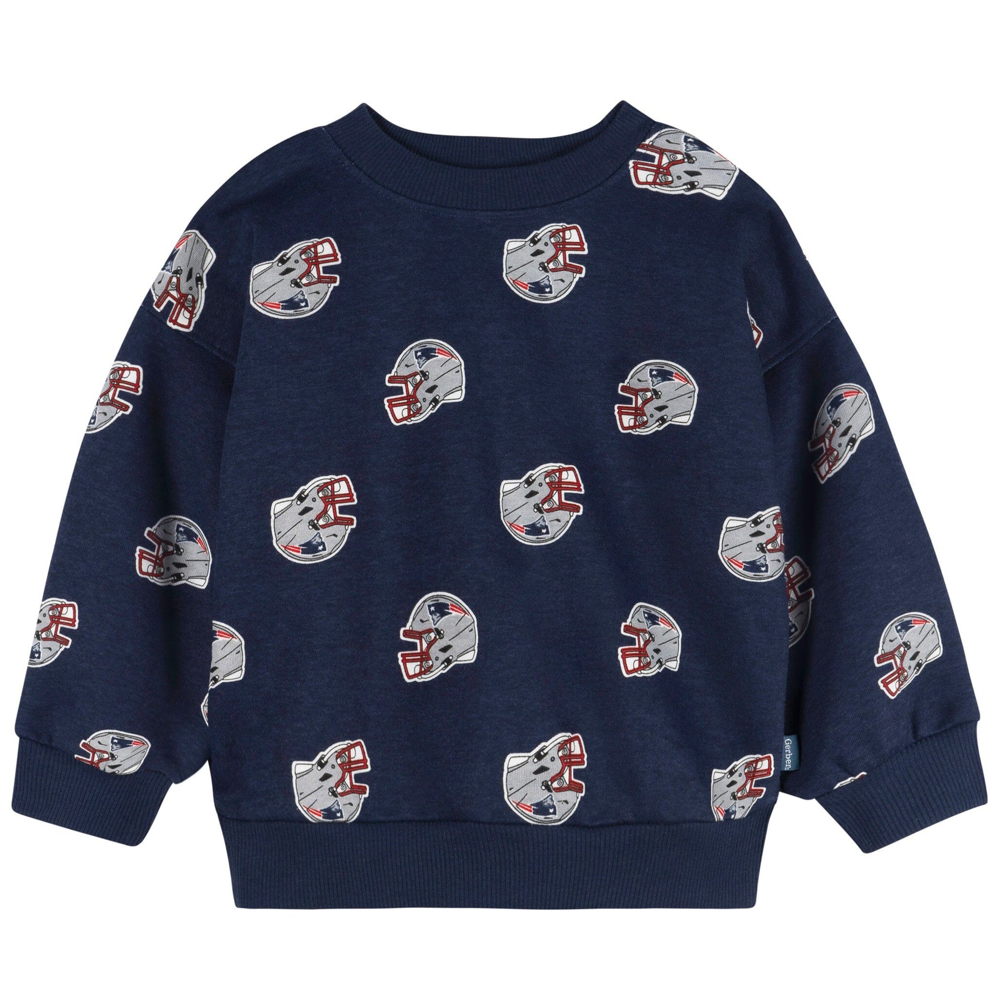 2-Piece Infant & Toddler Neutral New England Patriots Sweatshirt and Pant Set Outfits & Sets NFL 