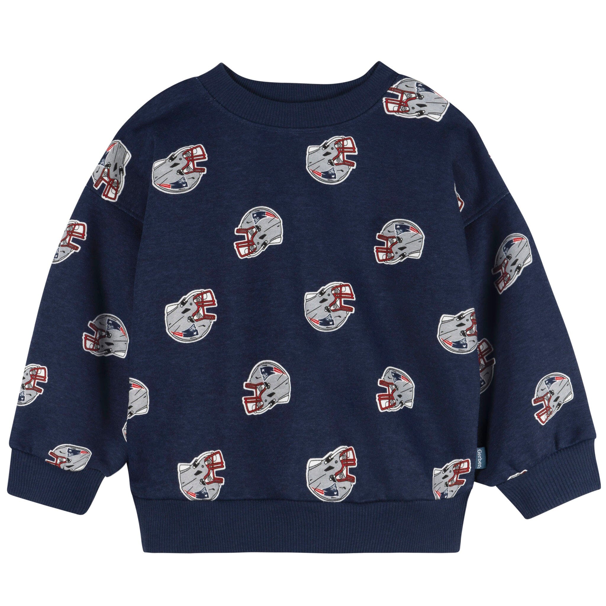 2-Piece Infant & Toddler Neutral New England Patriots Sweatshirt and Pant Set Outfits & Sets NFL 