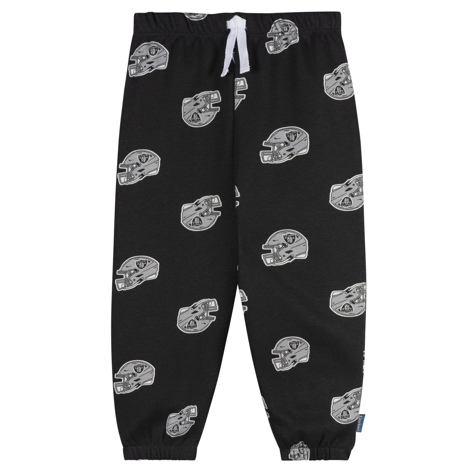 2-Piece Infant & Toddler Neutral Las Vegas Raiders Sweatshirt and Pant Set Outfits & Sets NFL 