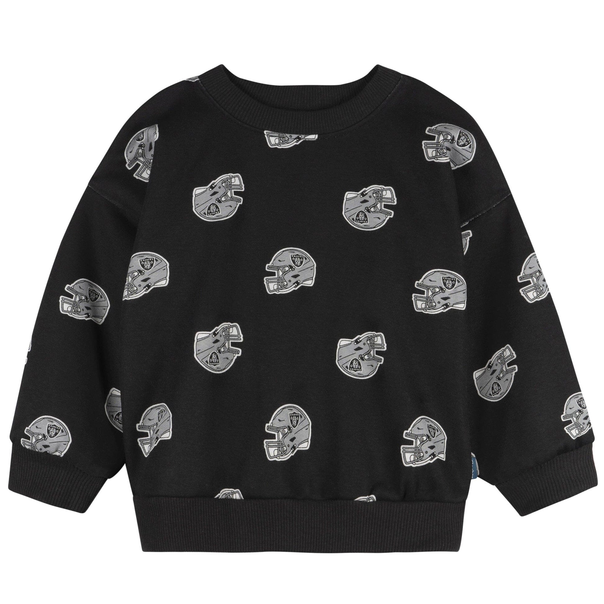 2-Piece Infant & Toddler Neutral Las Vegas Raiders Sweatshirt and Pant Set Outfits & Sets NFL 