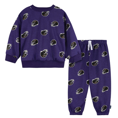 2-Piece Infant & Toddler Baltimore Ravens Sweatshirt and Pant Set