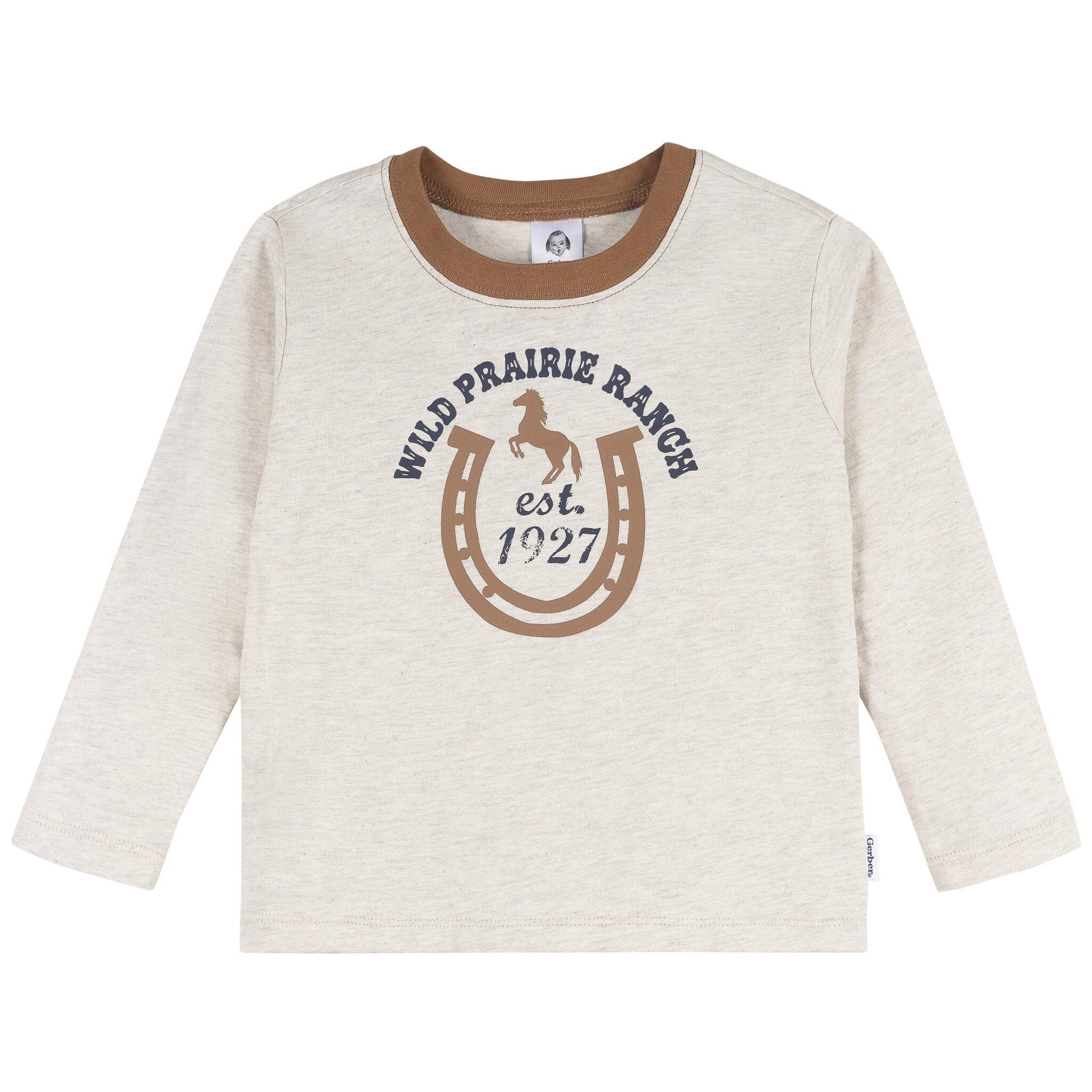2-Piece Toddler Boys Western Horse Ranch Top and Jogger Set Outfits & Sets Gerber® 