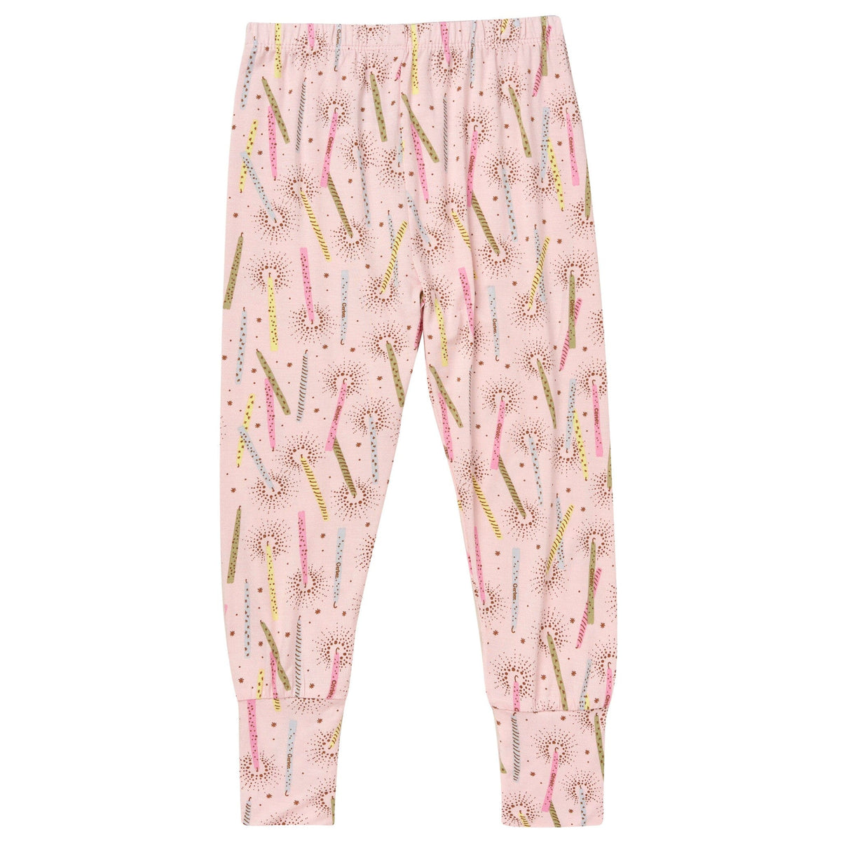 2-Piece Toddler Girls Pink Candle Tight Fitting Pajamas Sleepwear Gerber® 