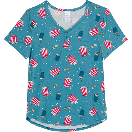 2-Piece Women's Movie Night Pajama Set