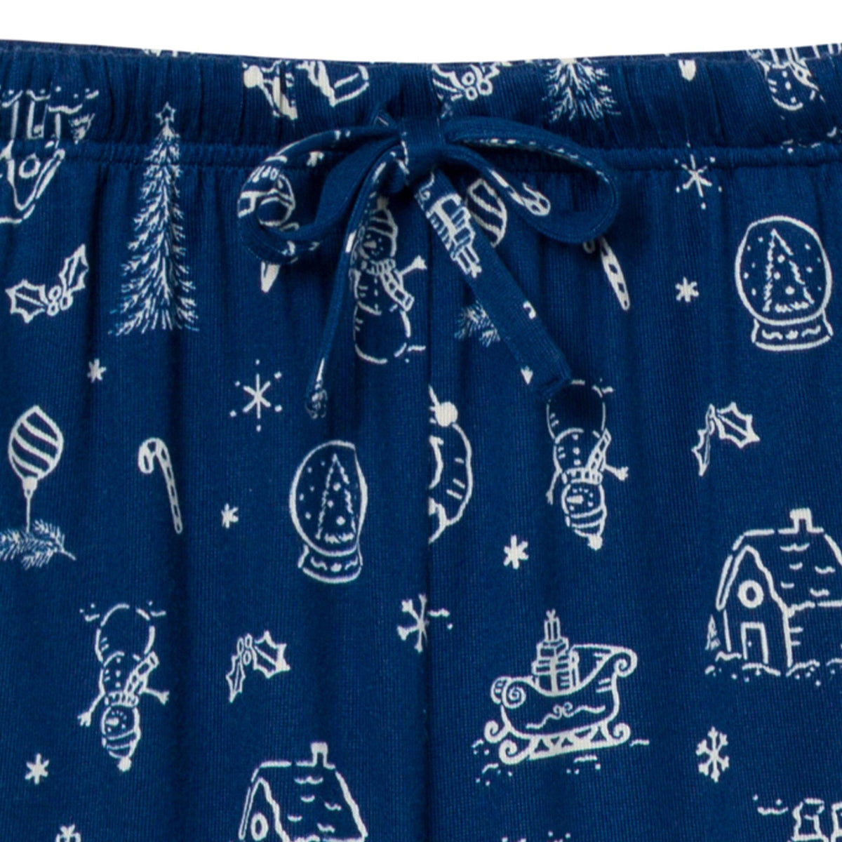 2-Piece Women's Navy Toile Hacci Pajamas Sleepwear Gerber® 