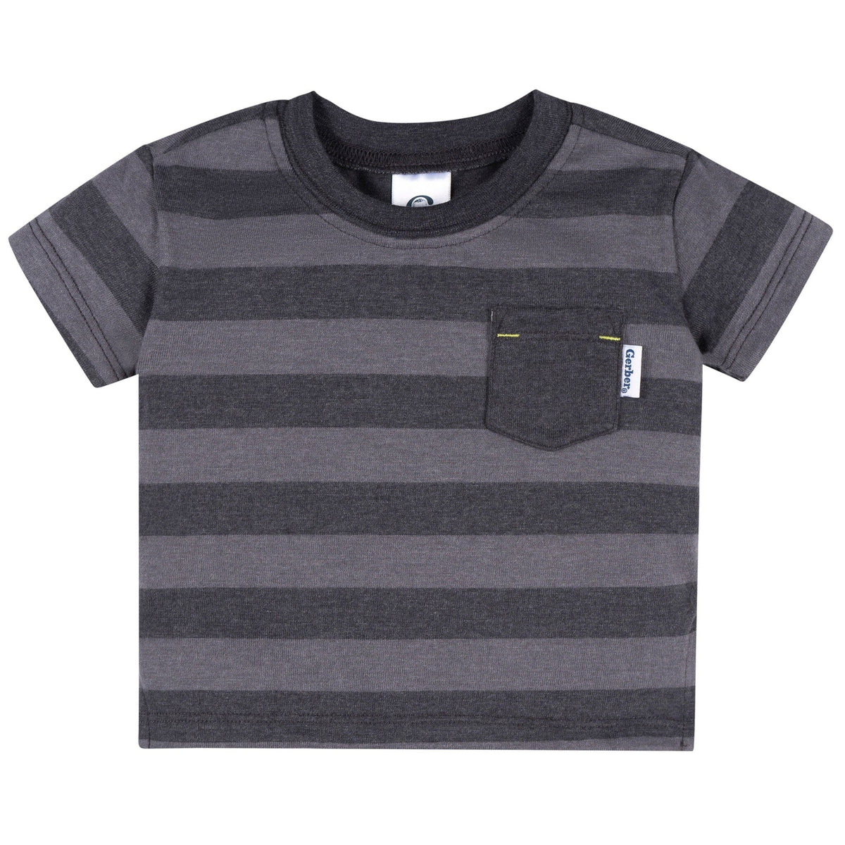 3-Pack Baby & Toddler Boys Blue and Gray Short Sleeve T-Shirts tops Gerber® 