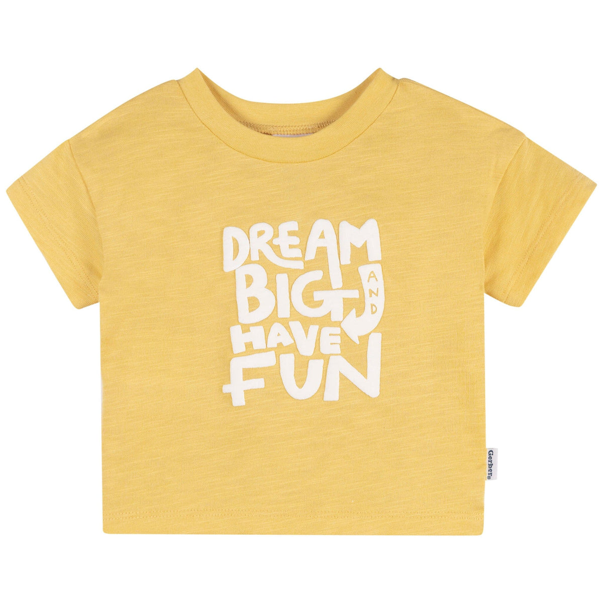 3-Pack Baby & Toddler Boys Blue, Gray and Yellow Short Sleeve T-Shirts tops Gerber® 