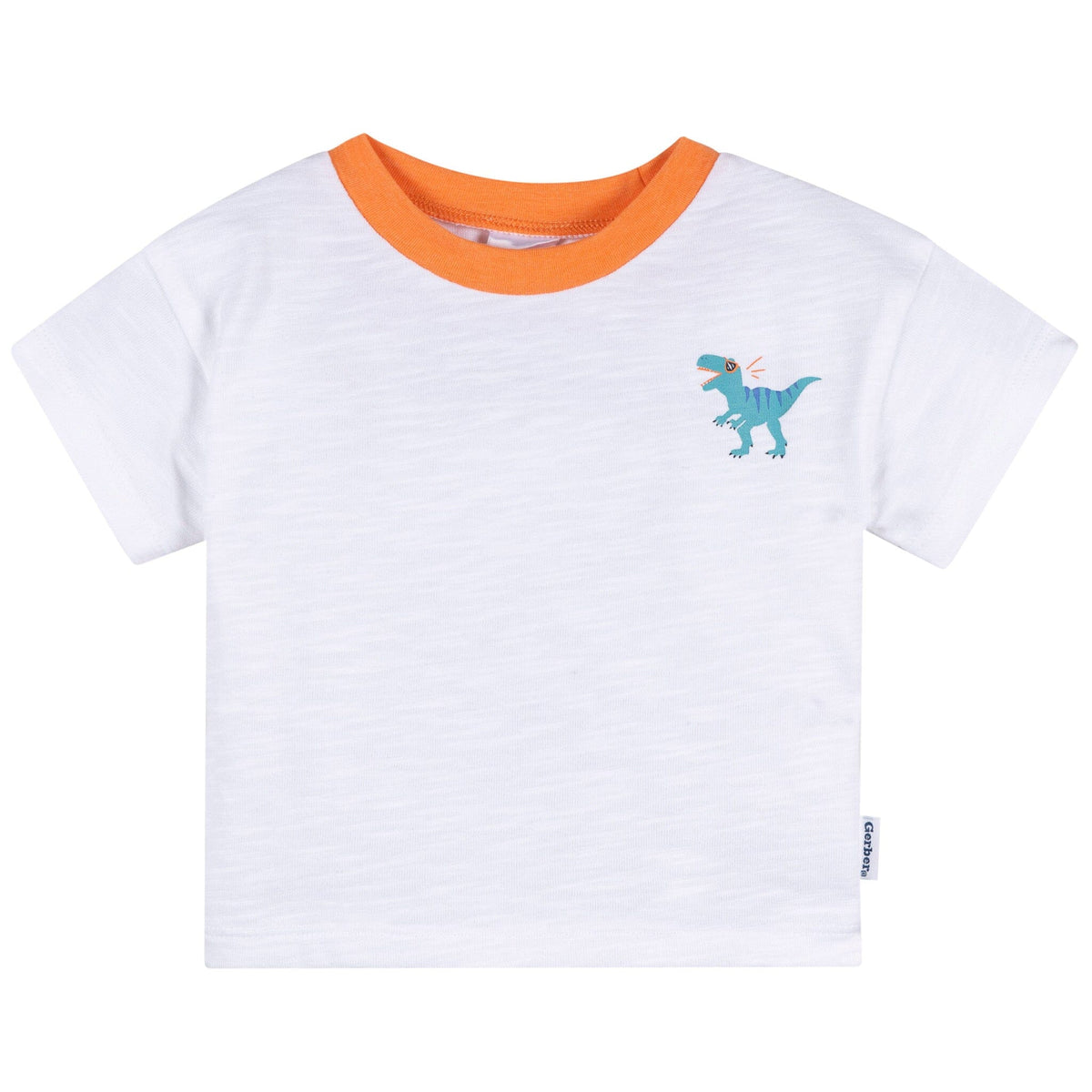 3-Pack Baby & Toddler Boys Blue, Green and White Short Sleeve T-Shirts tops Gerber® 