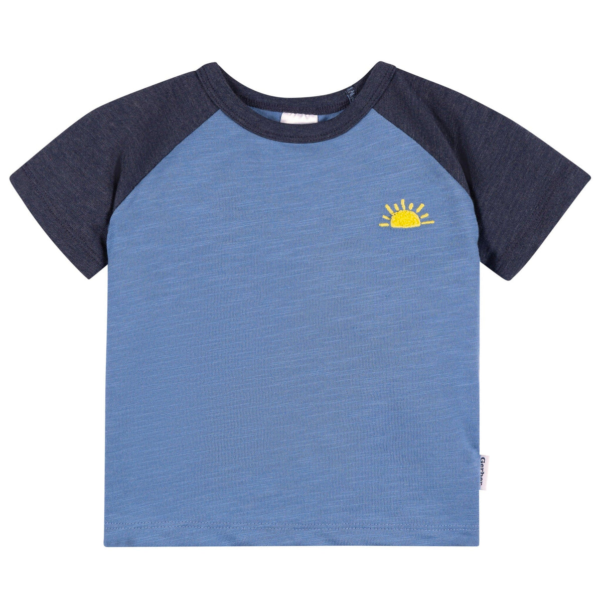 3-Pack Baby & Toddler Boys Blue, Green and White Short Sleeve T-Shirts tops Gerber® 