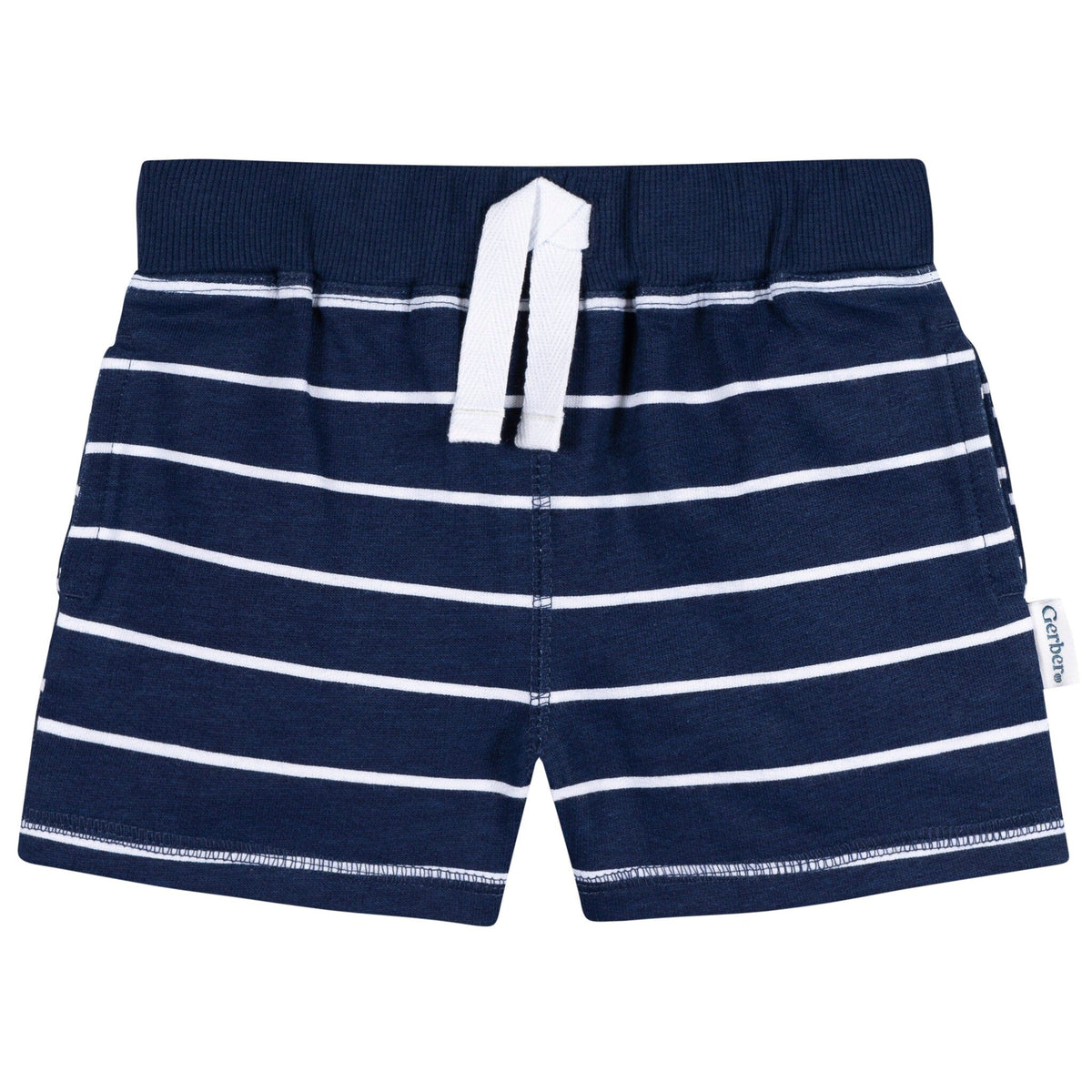 3-Pack Baby & Toddler Boys Blue & Red Knit Shorts Pants & Bottoms Gerber® 