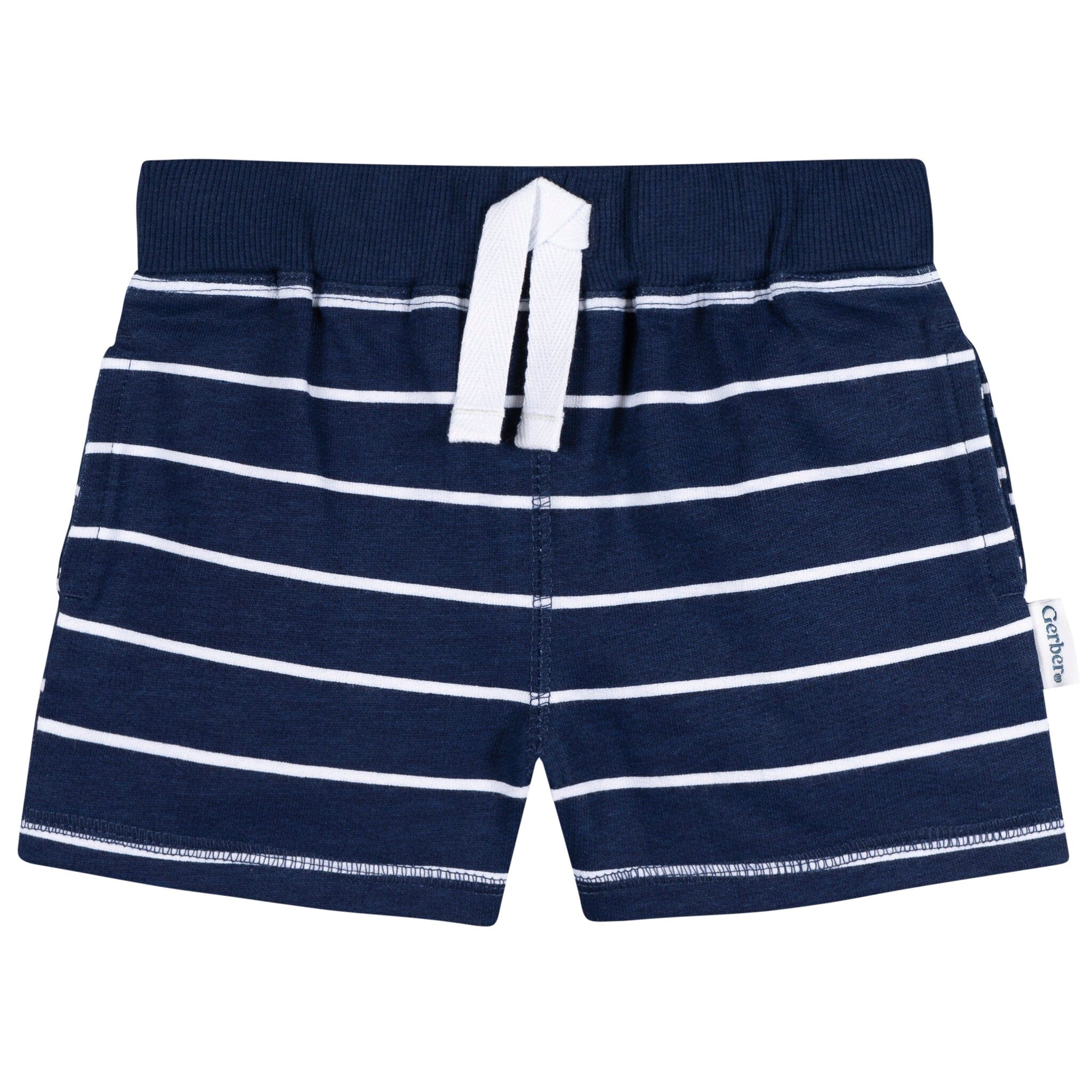 3-Pack Baby & Toddler Boys Blue & Red Knit Shorts Pants & Bottoms Gerber® 