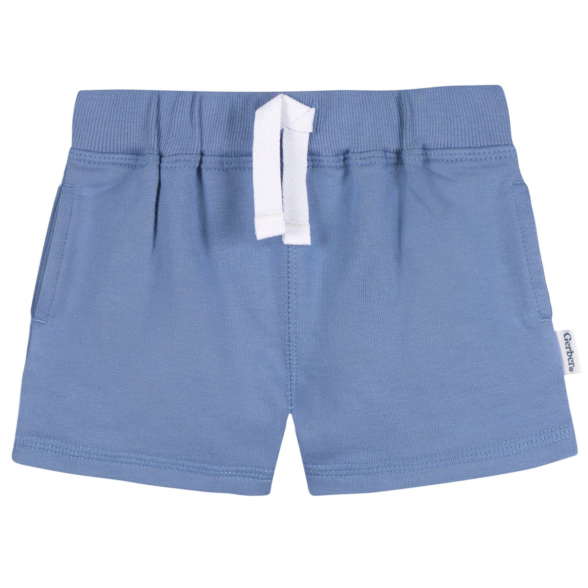 3-Pack Baby & Toddler Boys Blue & Red Knit Shorts Pants & Bottoms Gerber® 