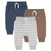 3-Pack Baby & Toddler Boys Leafless Tree Jogger Pants Pants & Bottoms Gerber® 