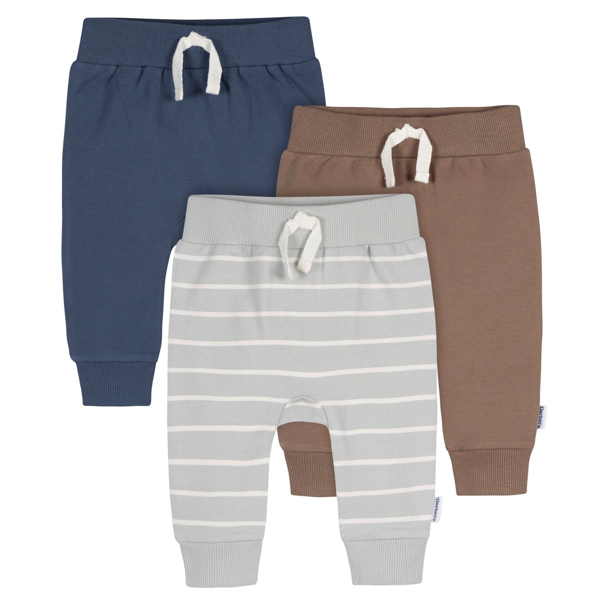 3-Pack Baby & Toddler Boys Leafless Tree Jogger Pants Pants & Bottoms Gerber® 