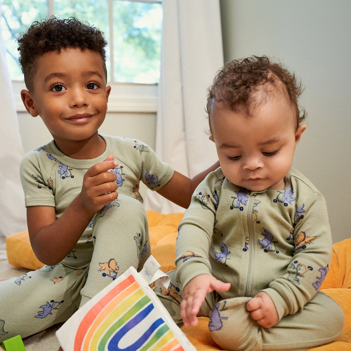3-Pack Baby & Toddler Boys Dino Snug Fit Footed Pajamas sleepwear Gerber® 