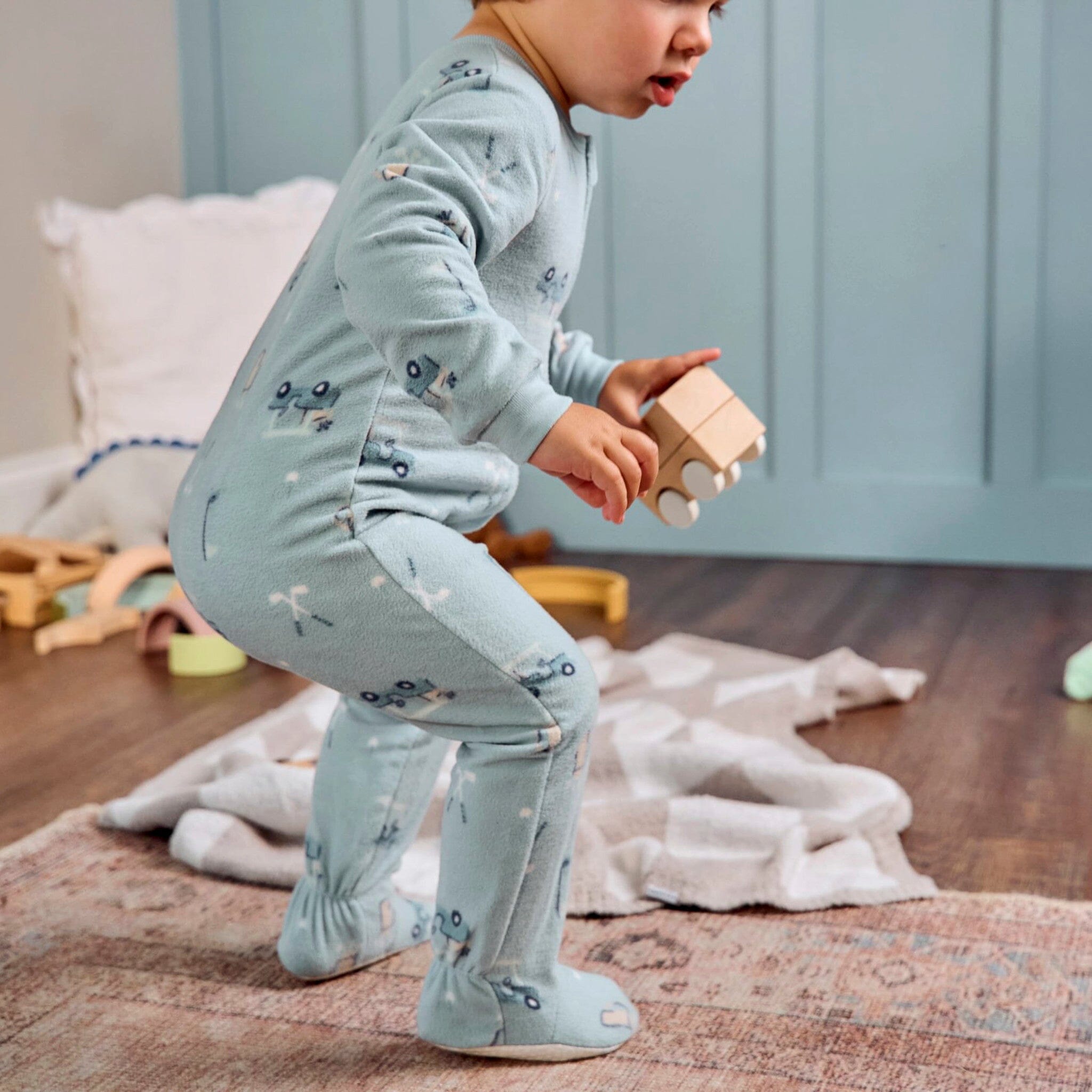 3-Pack Baby & Toddler Boys Golf Footless Fleece Pajamas Sleepwear Gerber® 