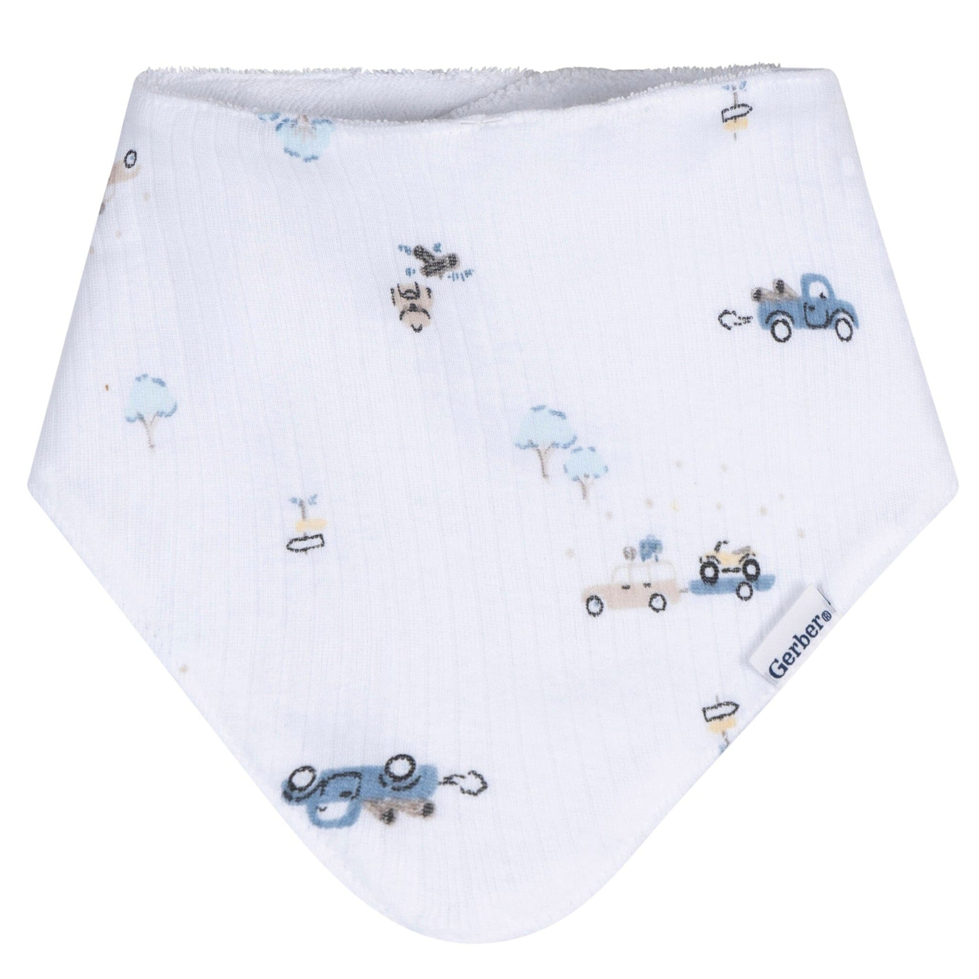 3-Pack Baby Boys Road Trip Bandana Bib Bibs & Burp Cloths Gerber® 