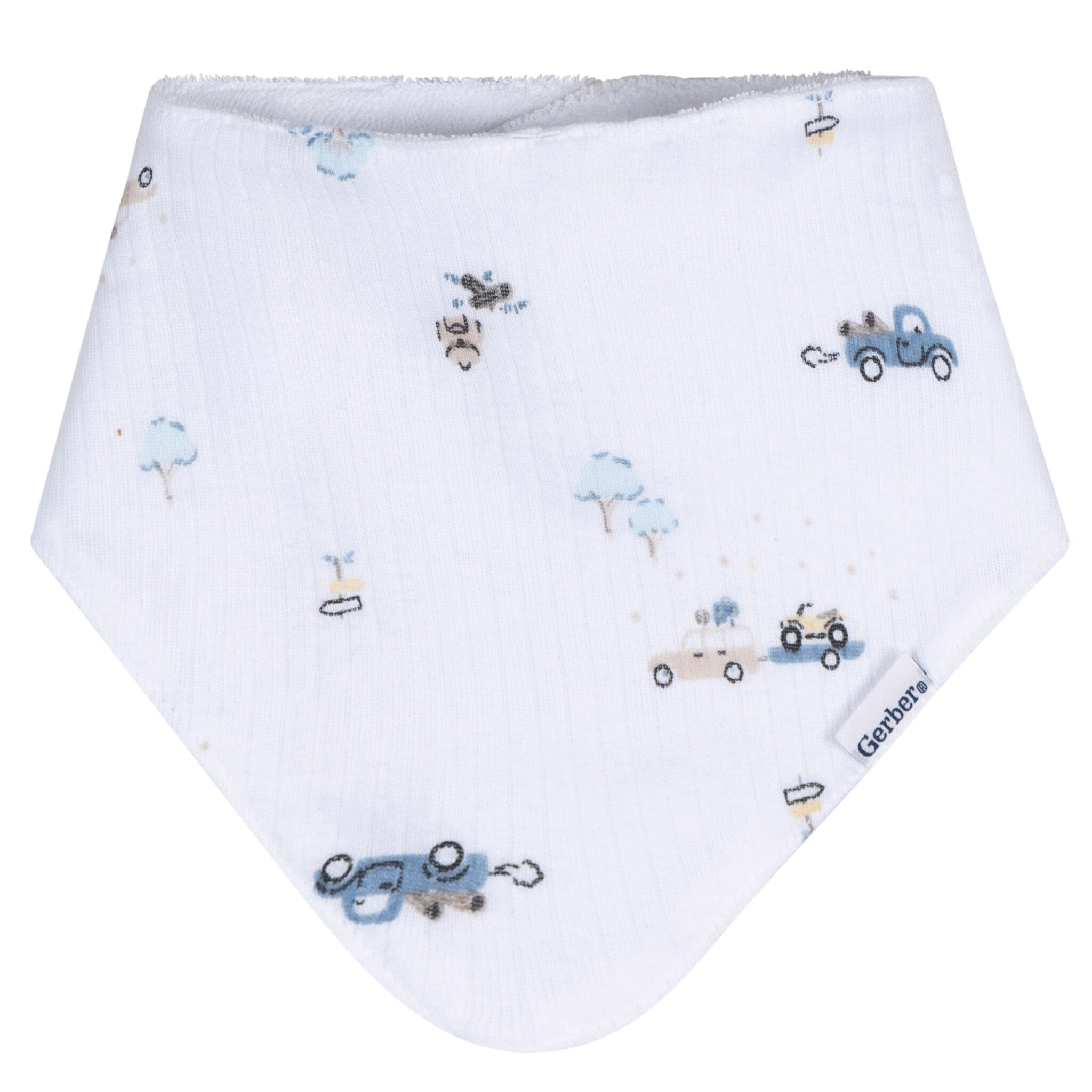 3-Pack Baby Boys Road Trip Bandana Bib Bibs & Burp Cloths Gerber® 
