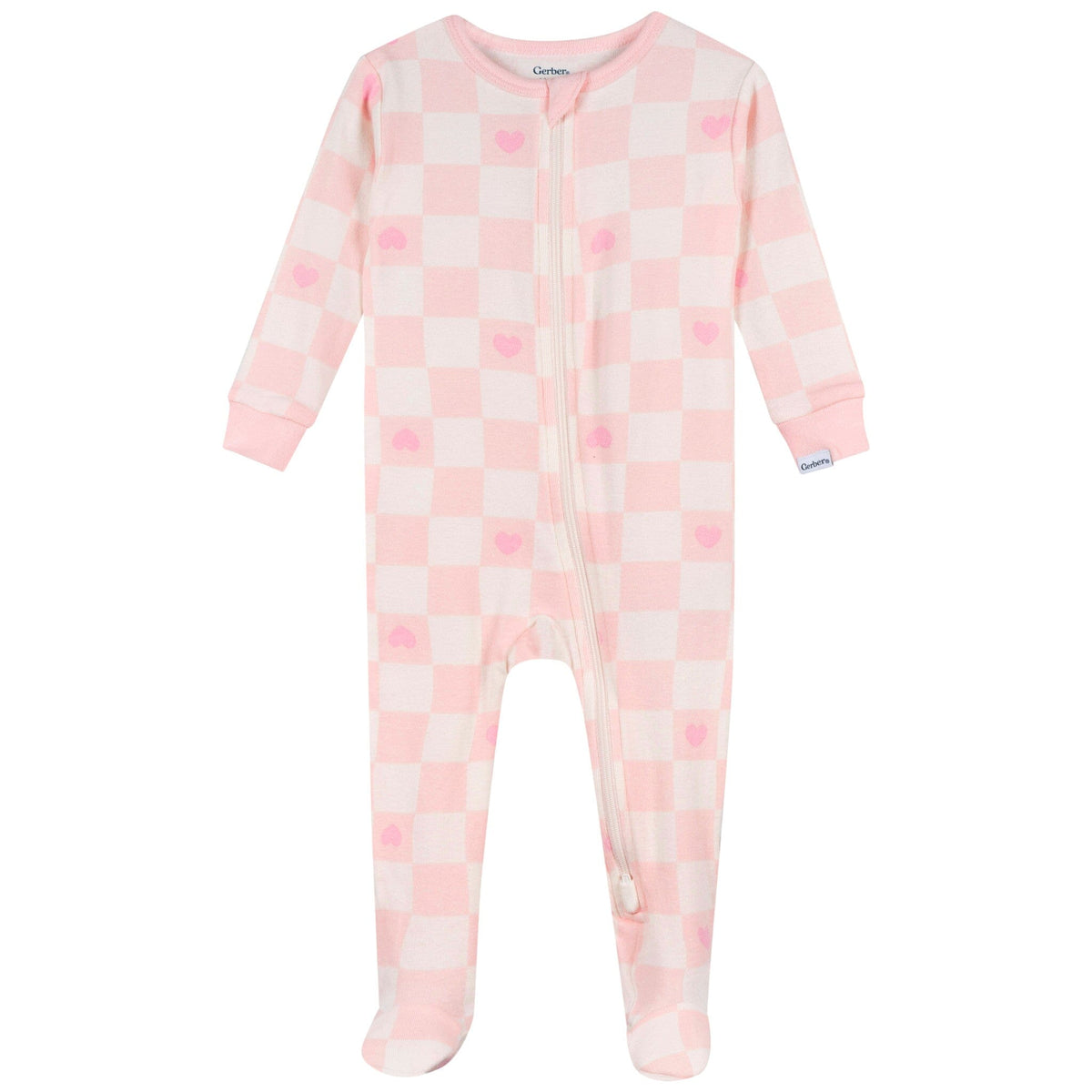 3-Pack Baby & Toddler Girls Bears Snug Fit Footed Pajamas sleepwear Gerber® 