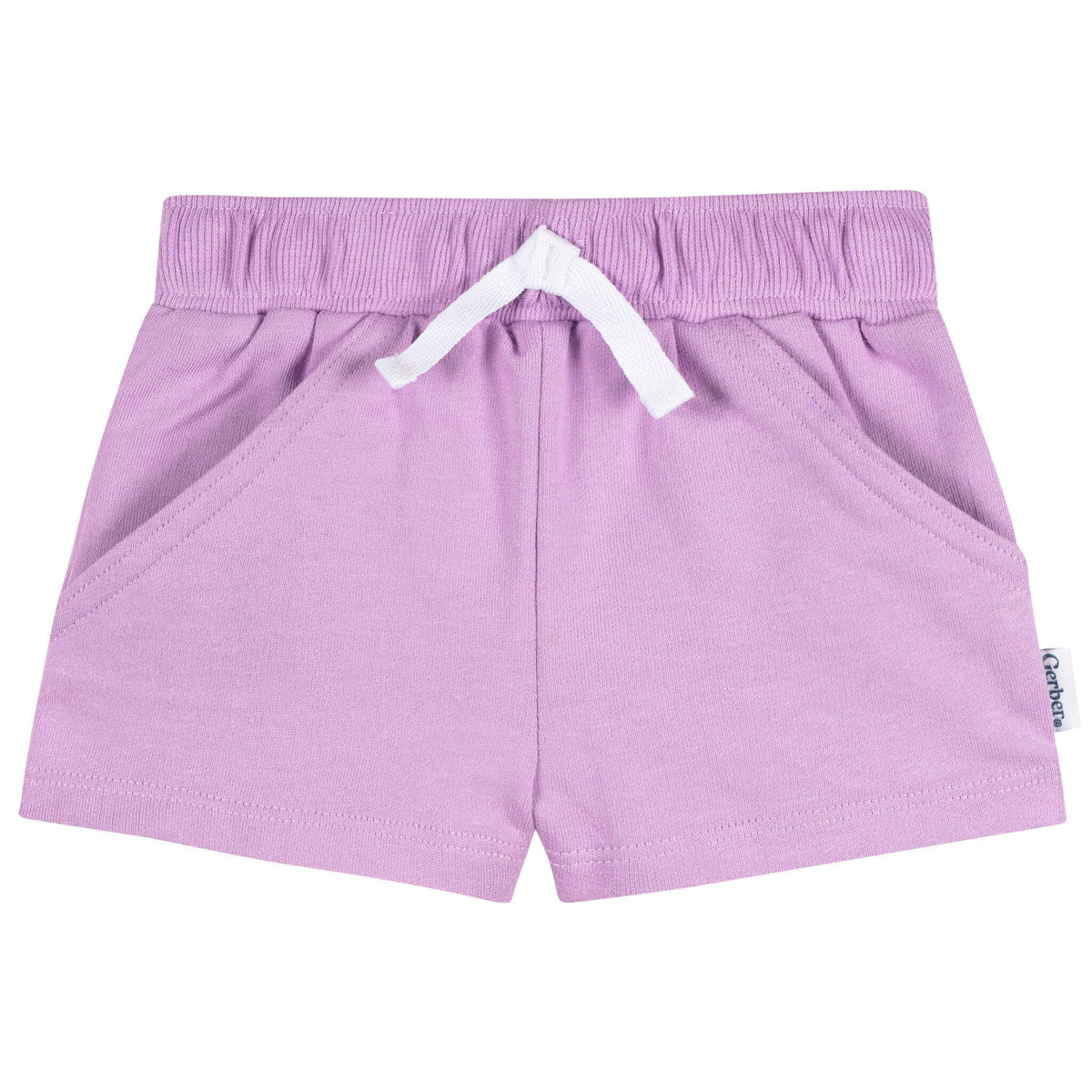 3-Pack Baby & Toddler Girls Coral Floral Knit Shorts Pants & Bottoms Gerber® 