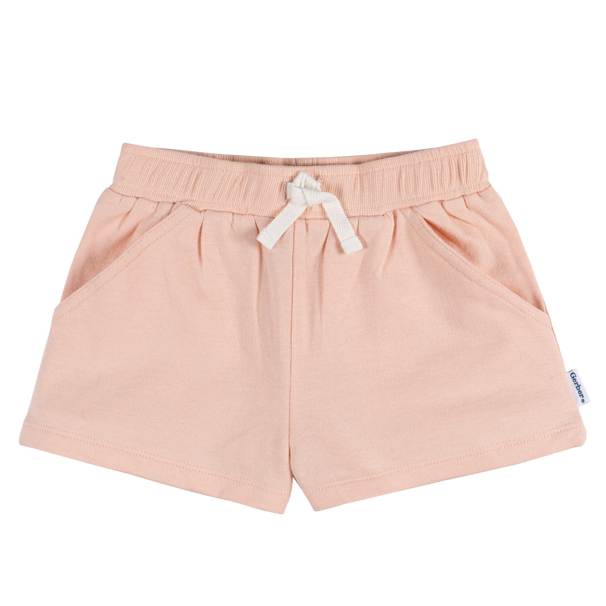 3-Pack Baby & Toddler Girls Grey/Pink/Black Knit Short