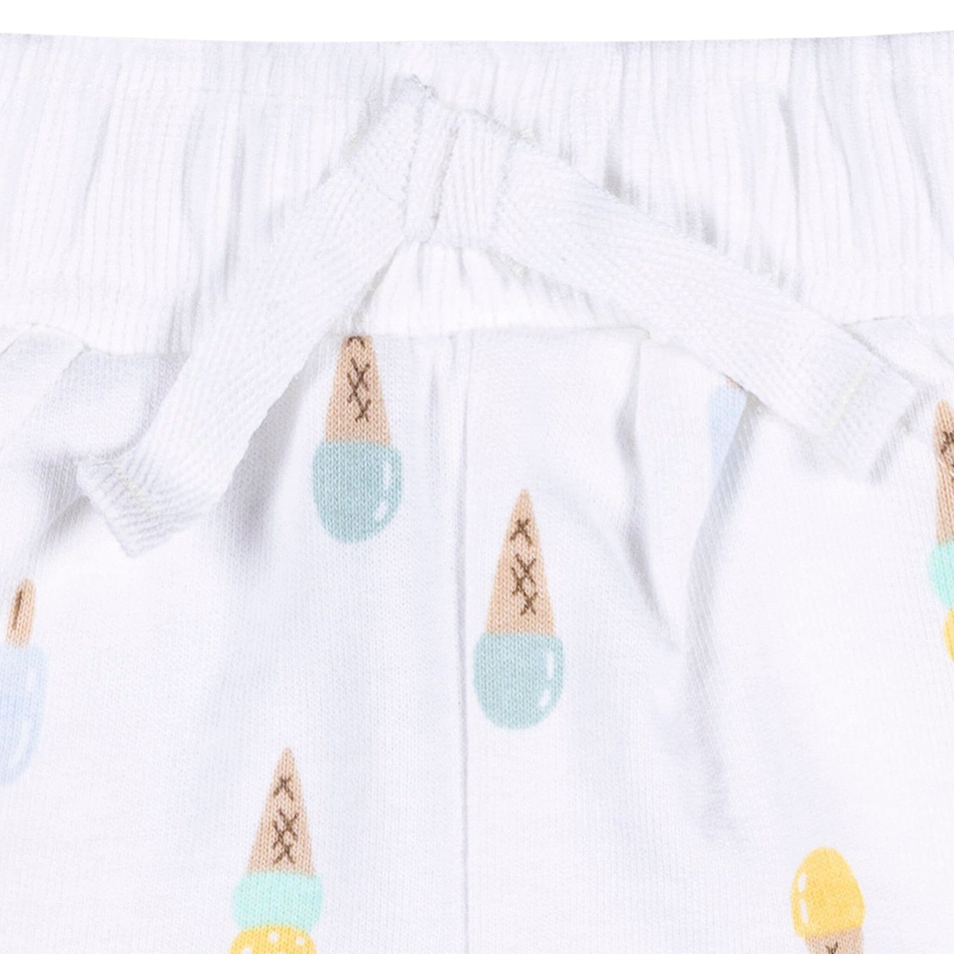3-Piece Baby & Toddler Girls Ice Cream Knit Shorts Pants & Bottoms Gerber® 