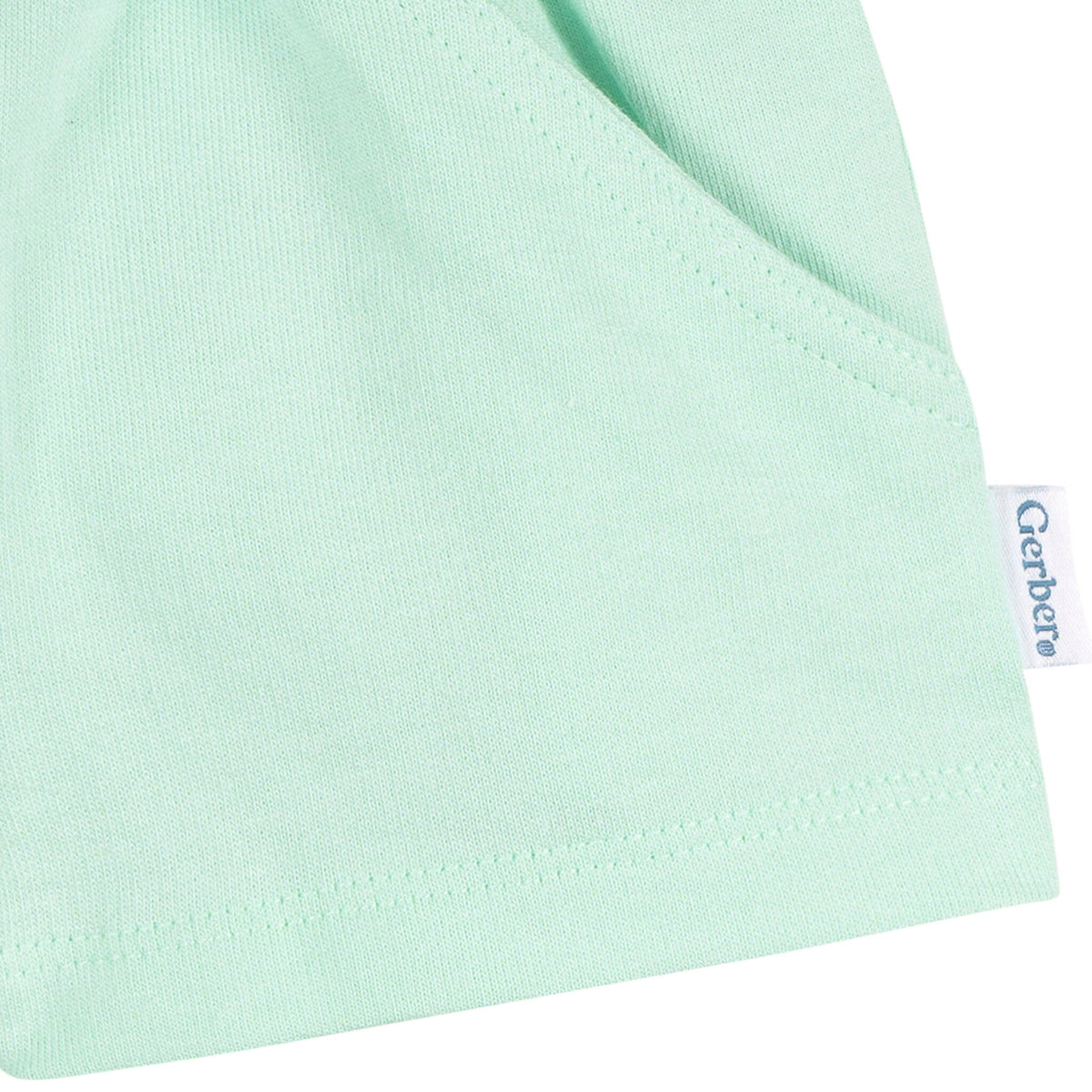3-Piece Baby & Toddler Girls Ice Cream Knit Shorts Pants & Bottoms Gerber® 
